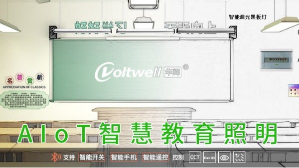 為什么改善教室照明推薦用華輝教育照明led護(hù)眼教室燈？